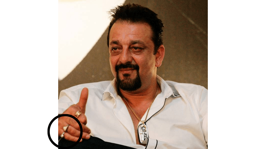 Sanjay Dutt wearing Pearl