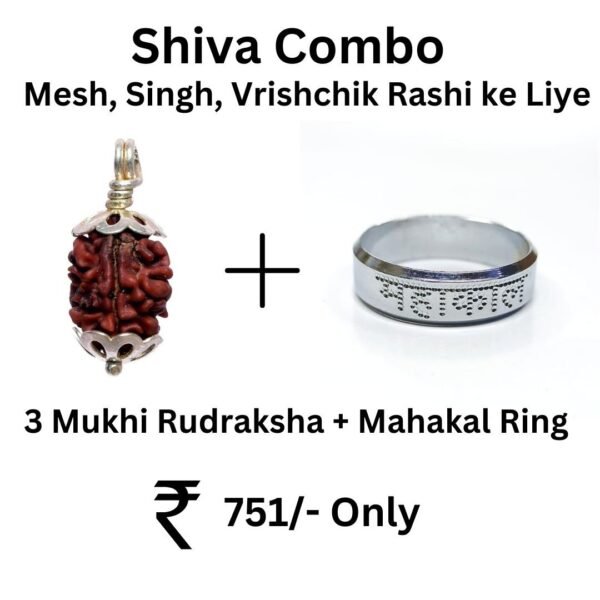 मेष सिंह और वृश्‍चिक राशि के लिए Shiva Combo