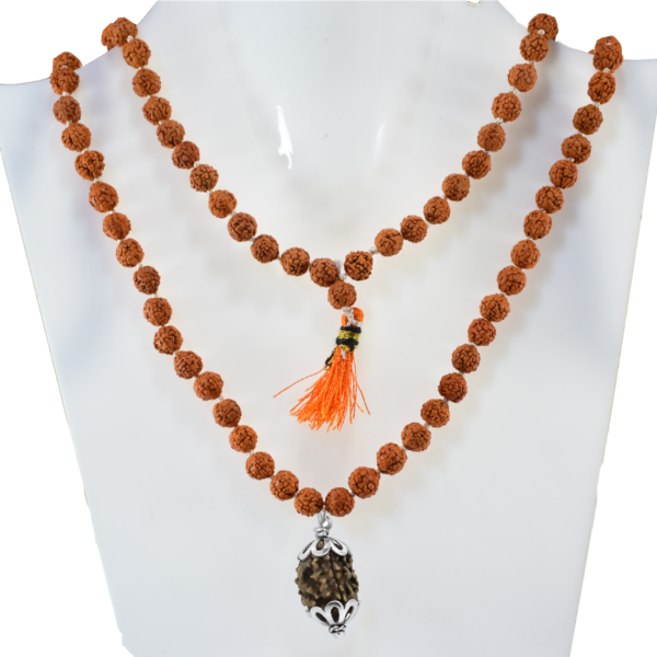 3 Mukhi Rudraksha Mala - Image 2