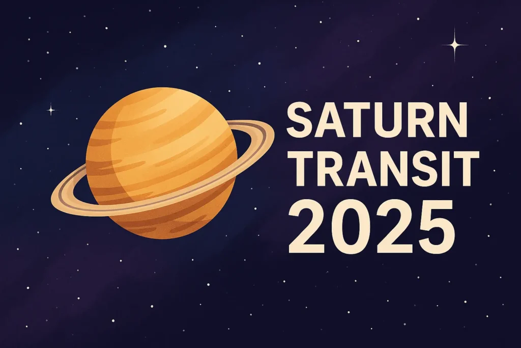 Saturn Transit 2025