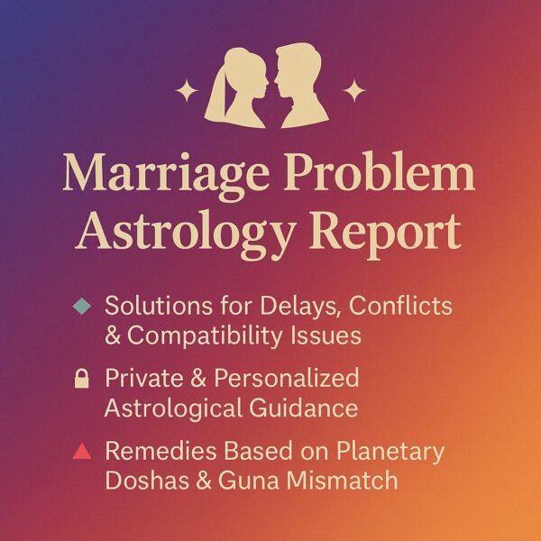 Marriage Problem Report